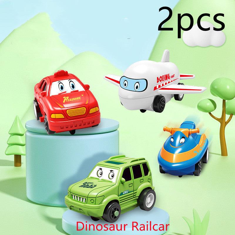 Children Puzzle Electric Railroad Speeder DIY Assembly Electric Car Automatic Rail City Scene Construction Education Toy Gift - Nioor