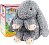 Talking Bunny Toys For Kids, Repeats What You Say, Interactive Stuffed Plush Animal Talking Toy, Singing, Dancing And Shaking For Girls Boys - Nioor