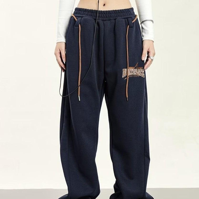 All-matching Loose Simple Trendy Fashion Sports Casual Pants - Nioor