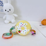 Silicone Children's Change Portable Crossbody Fruit Donut Shoulder Bag - Nioor