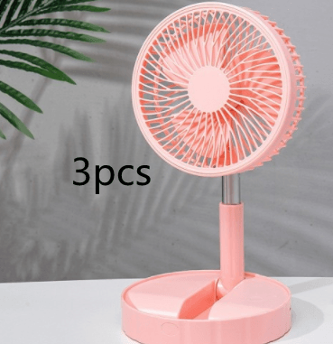 Strong Wind And Quiet Portable Telescopic Folding Fan - Nioor