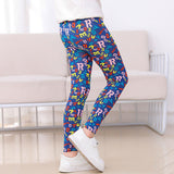 Middle-aged Children's Leggings With Stretch Print