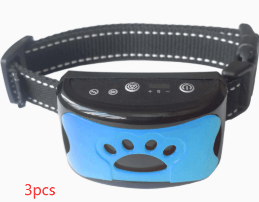 Dog Training Collar Waterproof Electric Pet Remote Control Rechargeable Dogs Trainer Bark Arrester With Shock Vibration Sound - Nioor