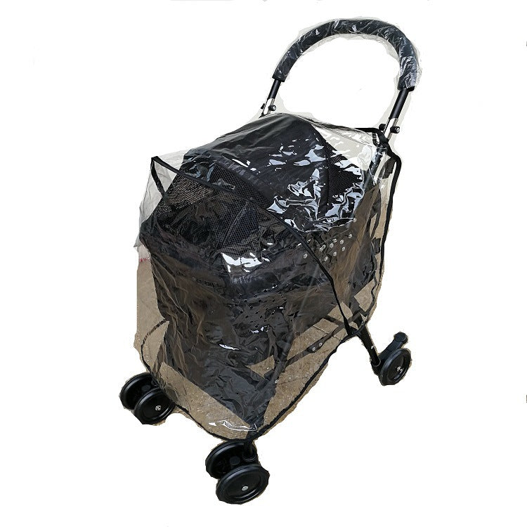 Pet Cart Rain Cover Windproof