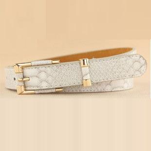 Fashionable Rose Gold Bag Buckle Belt - Nioor