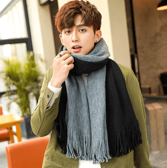 Men Scarves Can Match Colors Fashion - Nioor