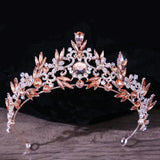 Bridal Headdress Rhinestone Mitzvah Crown - Nioor