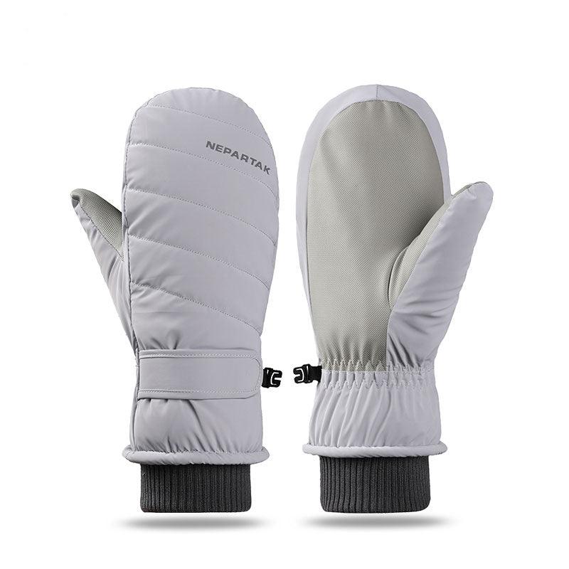 Windproof And Coldproof Thickened Plush Sports Cycling And Skiing Mittens - Nioor