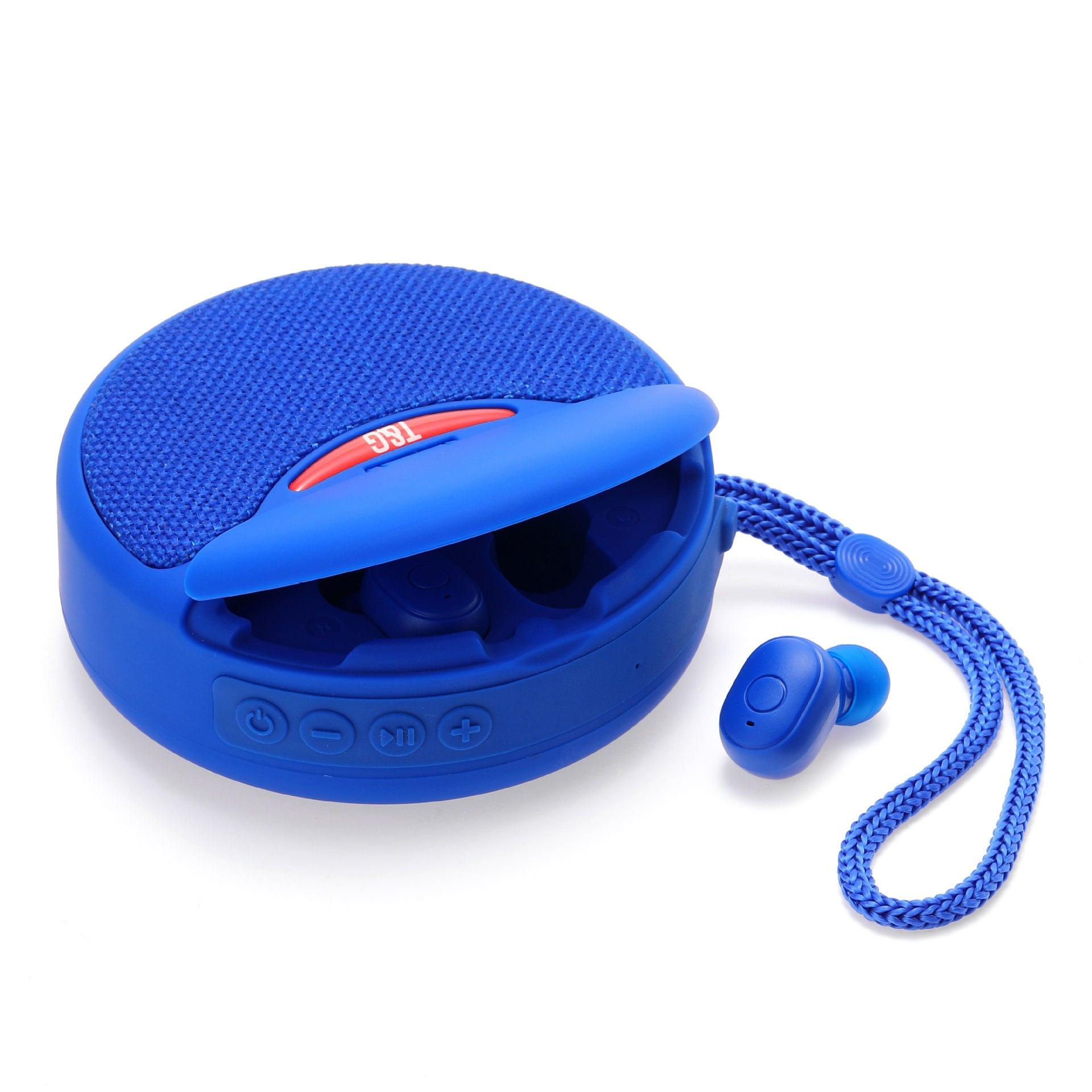 Outdoor Portable Headset Bluetooth Speaker Integrated Wireless 3D Stereo Subwoofer Music Speaker Support TF Card FM Radio - Nioor