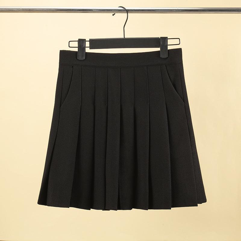 Casual Women's Clothing Slimming High Elastic Waist Anti-exposure Short Culottes - Nioor