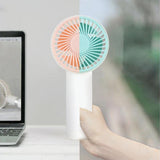 Portable Handheld USB Rechargeable Small Fan With Light - Nioor