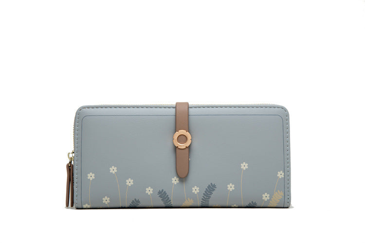 New Wallet Women's Long Printed Buckle