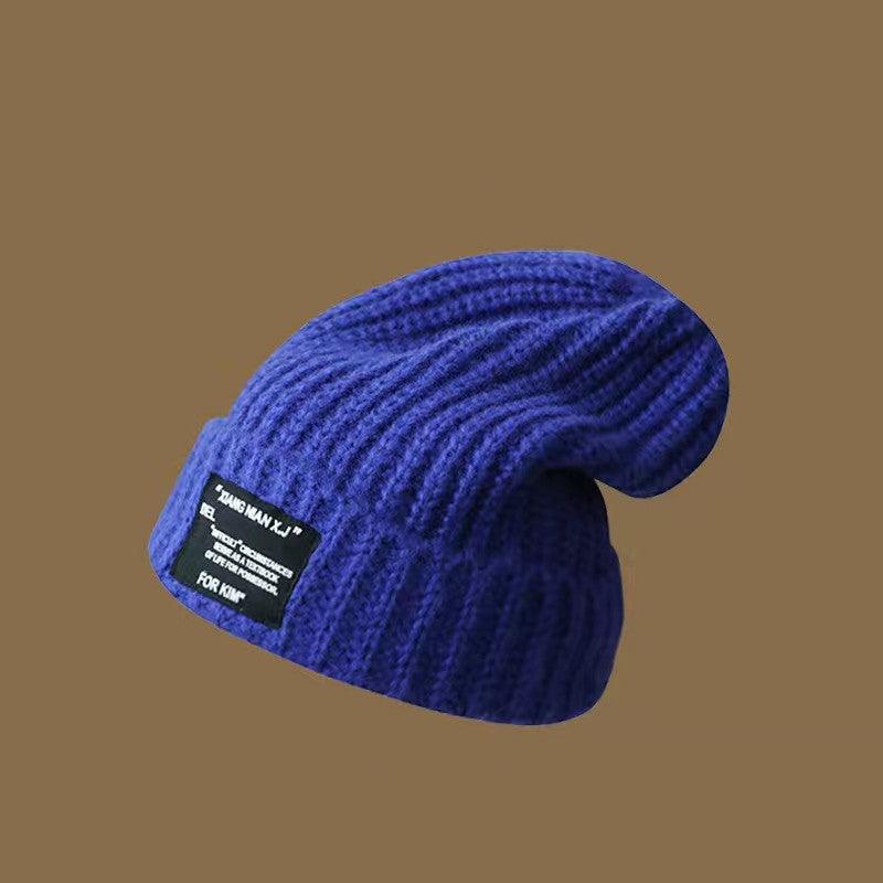 Big Face Makes Face Look Smaller Woolen Cap Warm Female - Nioor