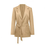 Women's Fashion Solid Color Coat - Nioor