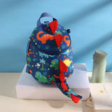 Children's Anti-lost Cartoon Dinosaur School Bag Kindergarten Backpack - Nioor