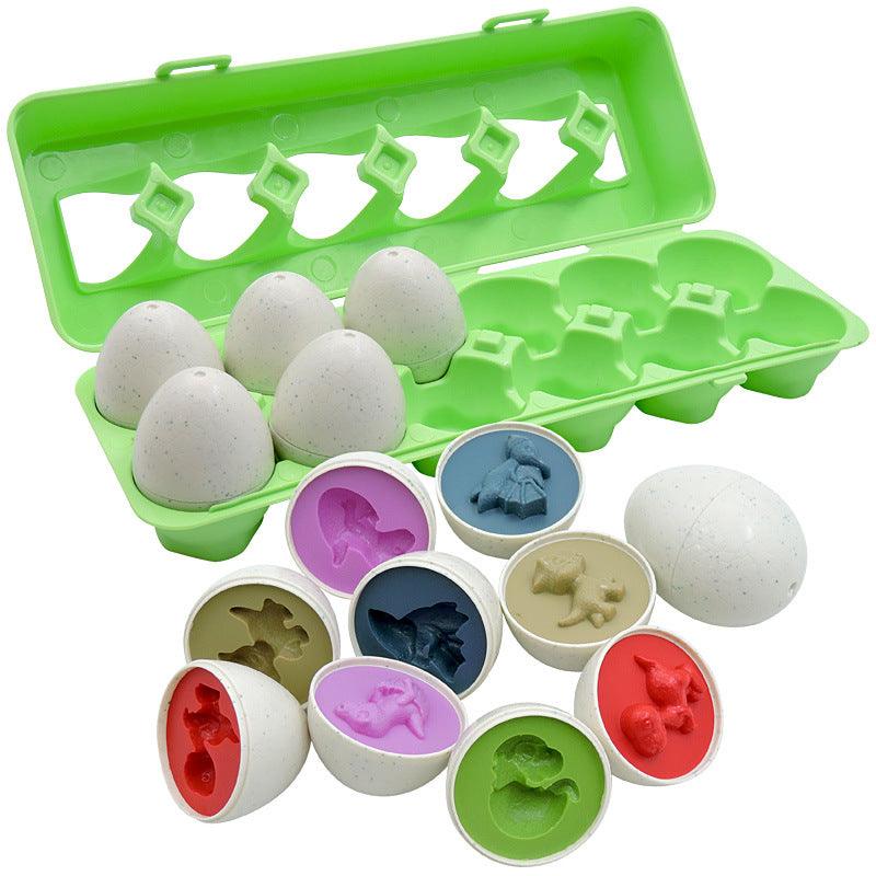 Baby Learning Educational Toy Smart Egg Toy Games Shape Matching Sorters Toys Montessori Eggs Toys For Kids Children - Nioor