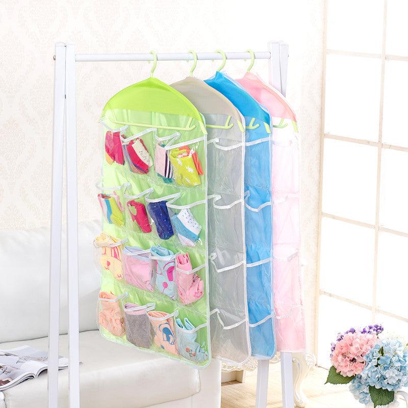 6 Compartments Clothes And Socks Storage Hanging Bag - Nioor