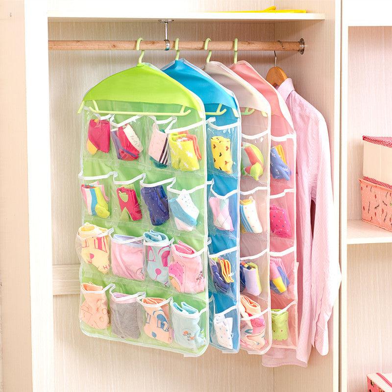 6 Compartments Clothes And Socks Storage Hanging Bag - Nioor