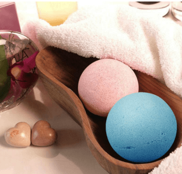 6 pcs Organic Bath Bombs Bubble Bath Mint Lavender Rose Flavor - Nioor