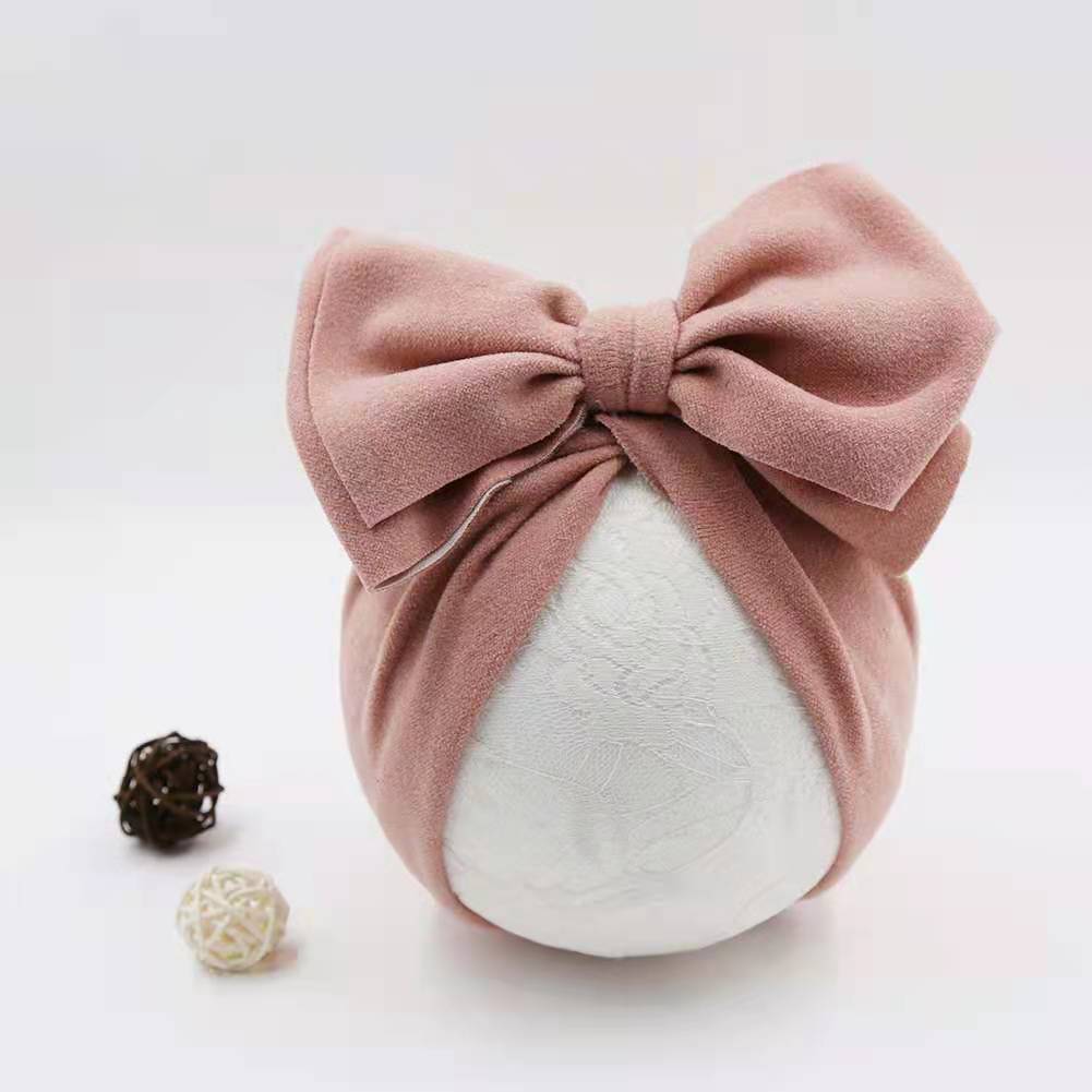 Bowknot Baby Fetal Cap Cute Pure Cotton