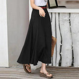 Hot Sale Fashion Ladies All-match Tutu A- Line Skirt High Waist Slimming Plus Size Long Dress - Nioor