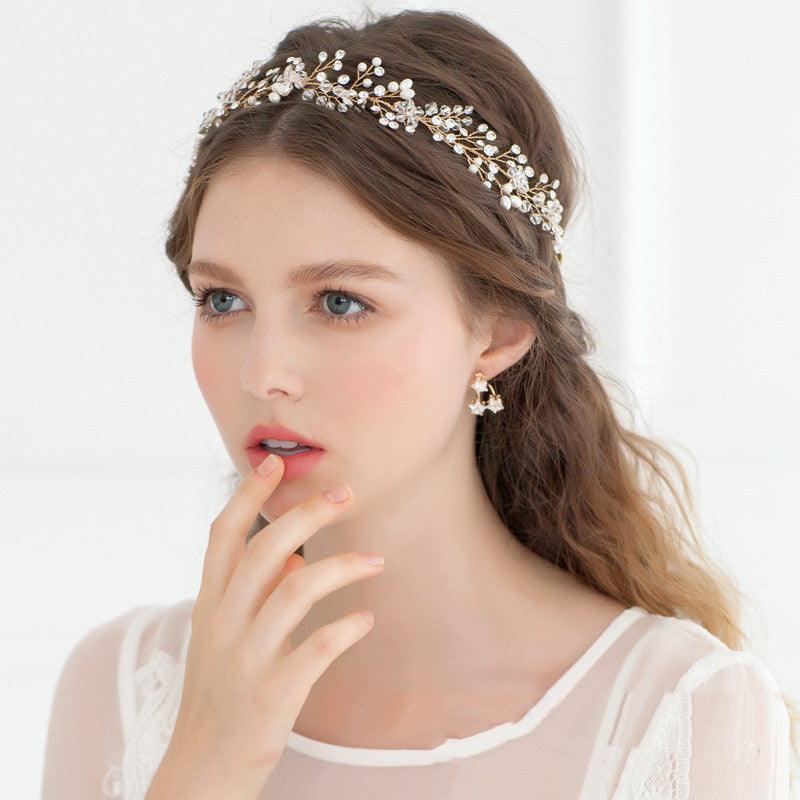 Fashion Wedding Styling Pearl Headwear - Nioor