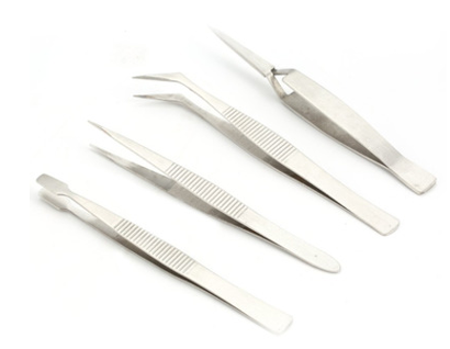 Stainless Steel Tweezers Set For DIY Jewelry