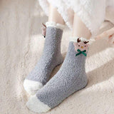 Winter Coral-down Socks For Women - Nioor