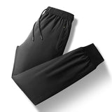 90 Men's Winter New Elastic Waist Down Wadded Trousers - Nioor