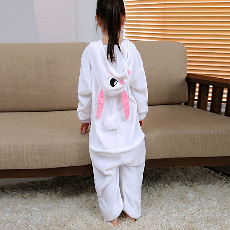 Children's Cartoon One-piece Pajamas For Home Wear