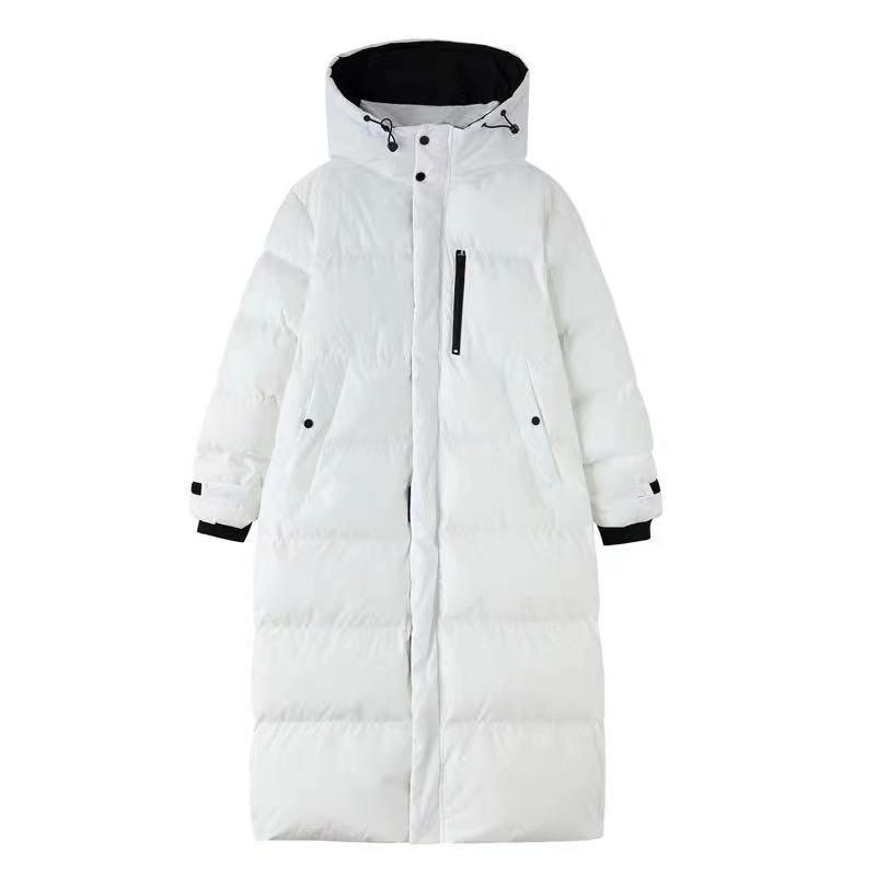 Korean-style Mid-length Over-the-knee Down Cotton-padded Coat - Nioor