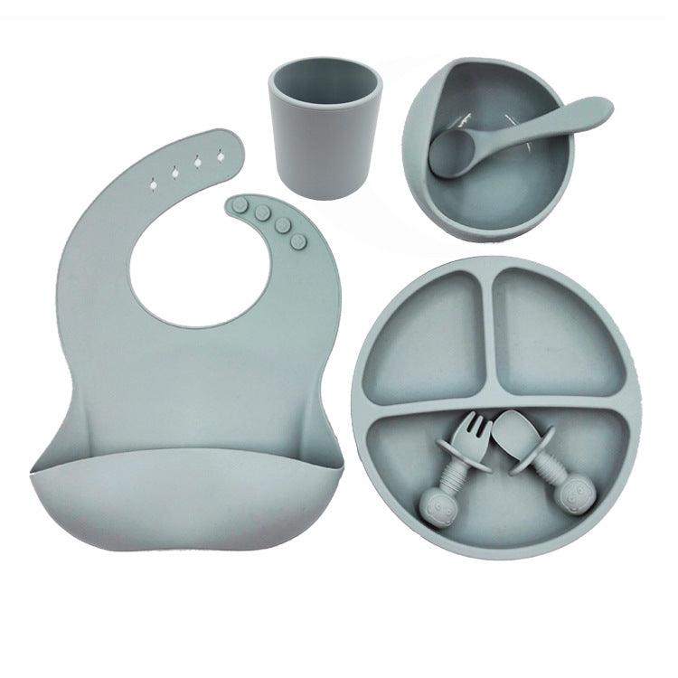 Baby Cutlery Set Silicone Bib Silicone Cup Spoon - Nioor