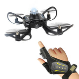 Folding Drone Gesture Control Aerial Photography Four-axis Body Sense Gravity Induction Remote Contro - Nioor