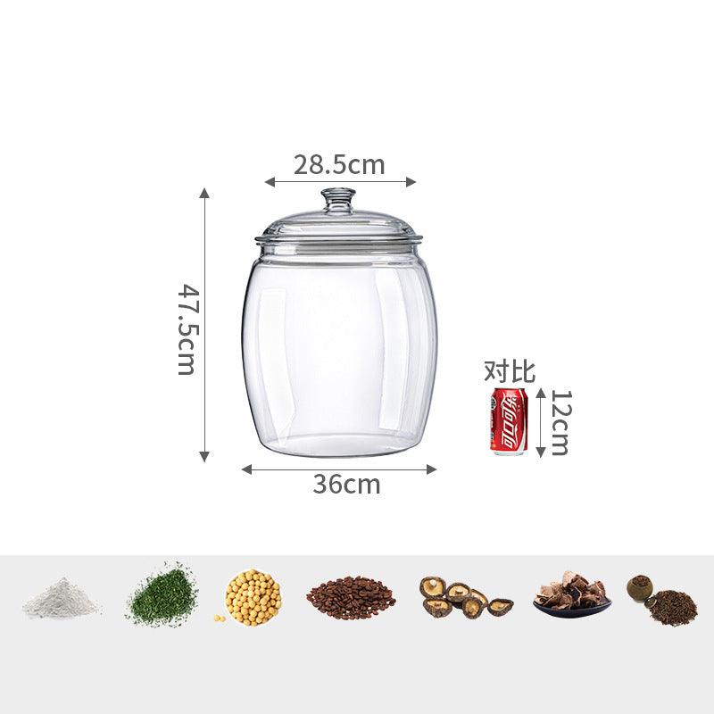 Clear Storage Jar For Dry Goods Snacks - Nioor