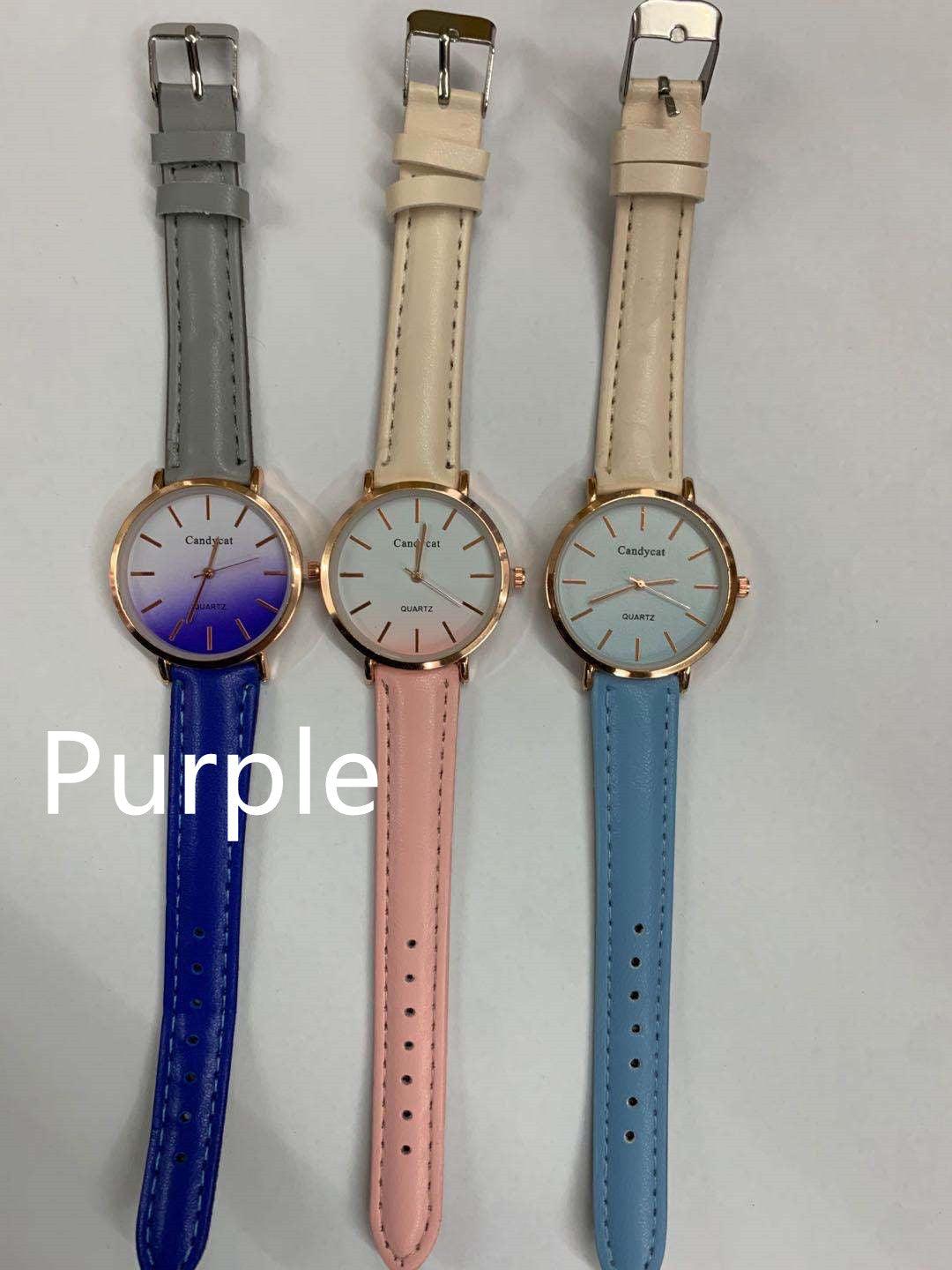 Women's Fashion Gradient Belt Quartz Watch Bracelet Set - Nioor