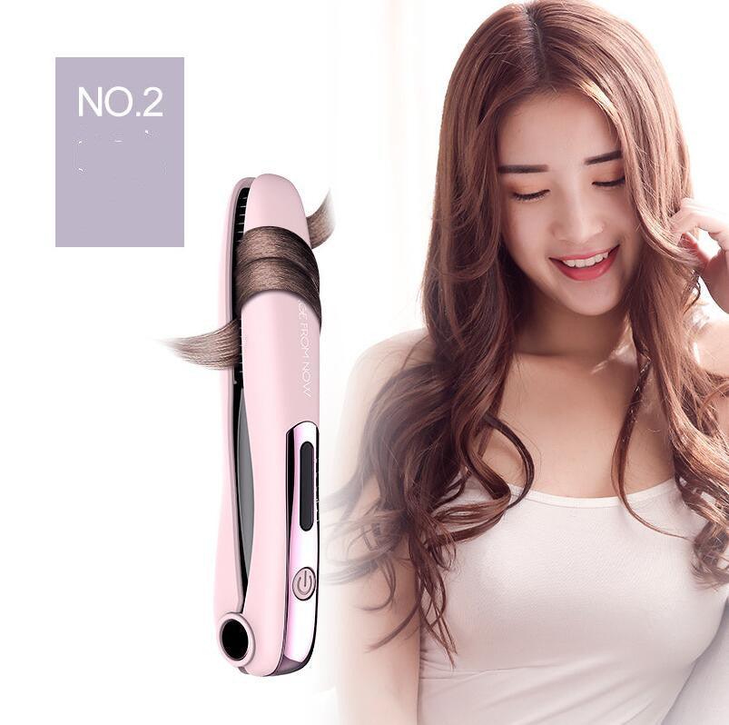 Cordless Hair Straightener for Travel Straightening and Curling - Nioor