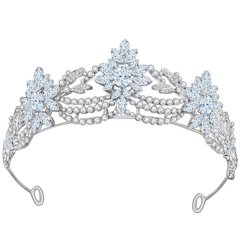 New European And American 3A Zirconia Bridal Wedding Crown - Nioor