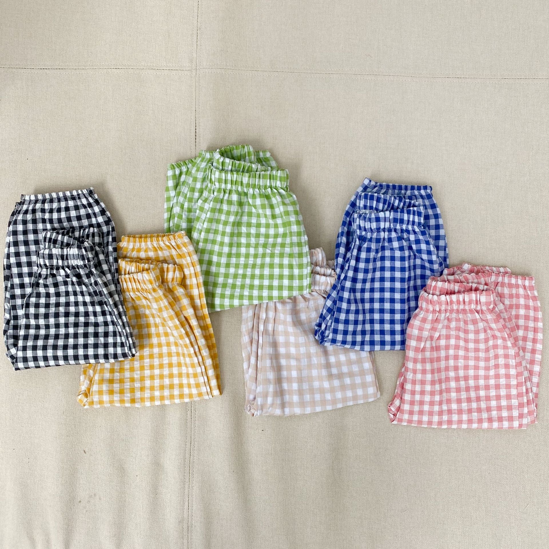 New Children's Anti - Mosquito Pants Plaid Casual Pants For Men