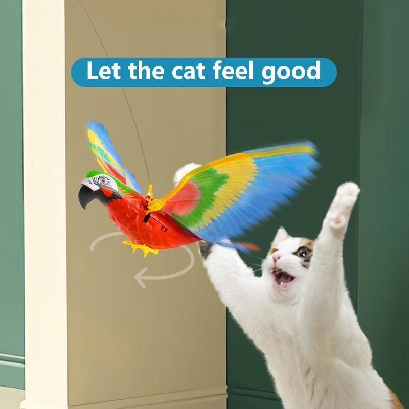 Simulation Bird Cat Interactive Pet Toys Hanging Eagle Flying Teasering Play Kitten Dog Toys Animals Cat Accessories Supplies - Nioor