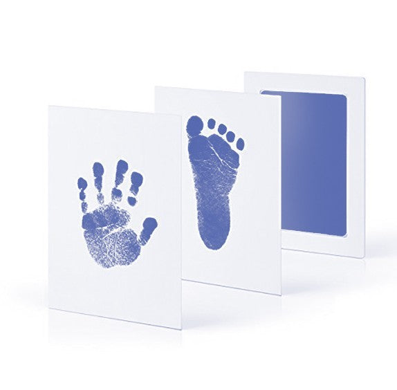 Non-toxic and wash-free baby ink watermarking oil fingerprints and footprints kit family souvenirs