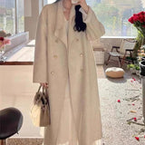 Women's Graceful And Fashionable Double-sided Wool Overcoat - Nioor