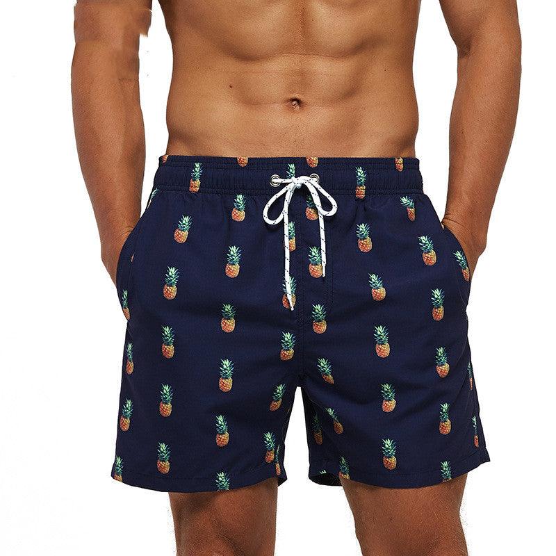 Men's Fashion Casual Loose Print Beach Shorts - Nioor