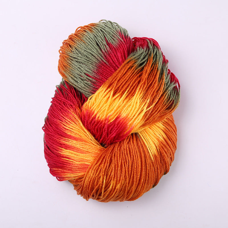 Fancy section dyed pure acrylic yarn