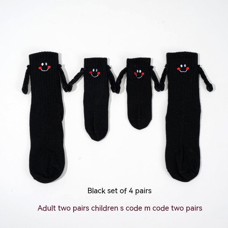 Magnetic Hand-holding Socks For Boys And Girls Tube Socks - Nioor