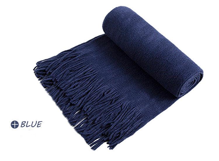 Boy Student's Winter Thick Cashmere Scarf - Nioor