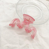 Korean-style Jelly Color Elegant Back Head Hairpin Ponytail Hairpin Headwear - Nioor