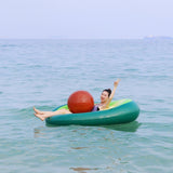 Inflatable Giant Avocado Pool Float Pool Swimming Float Swimming Ring Pool Circle Party Buoy Toy - Nioor