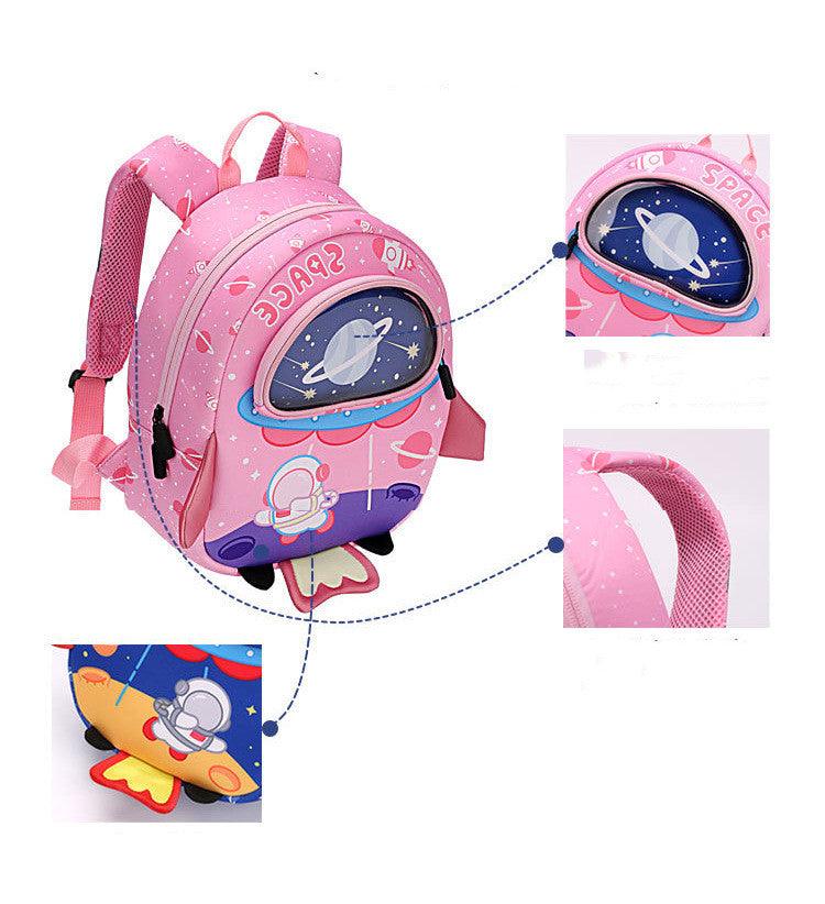 Breathable Trend Astronaut Kindergarten Anti Lost Backpack - Nioor