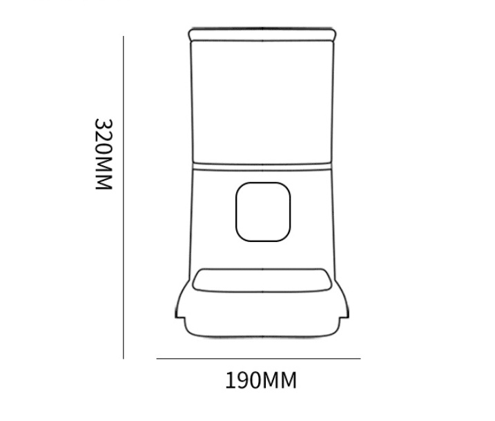 Pet Automatic Feeder Large Capacity Smart Voice Recorder APP Control Timer Feeding Cat Dog Food Dispenser With WiFi Pet Bowl - Nioor