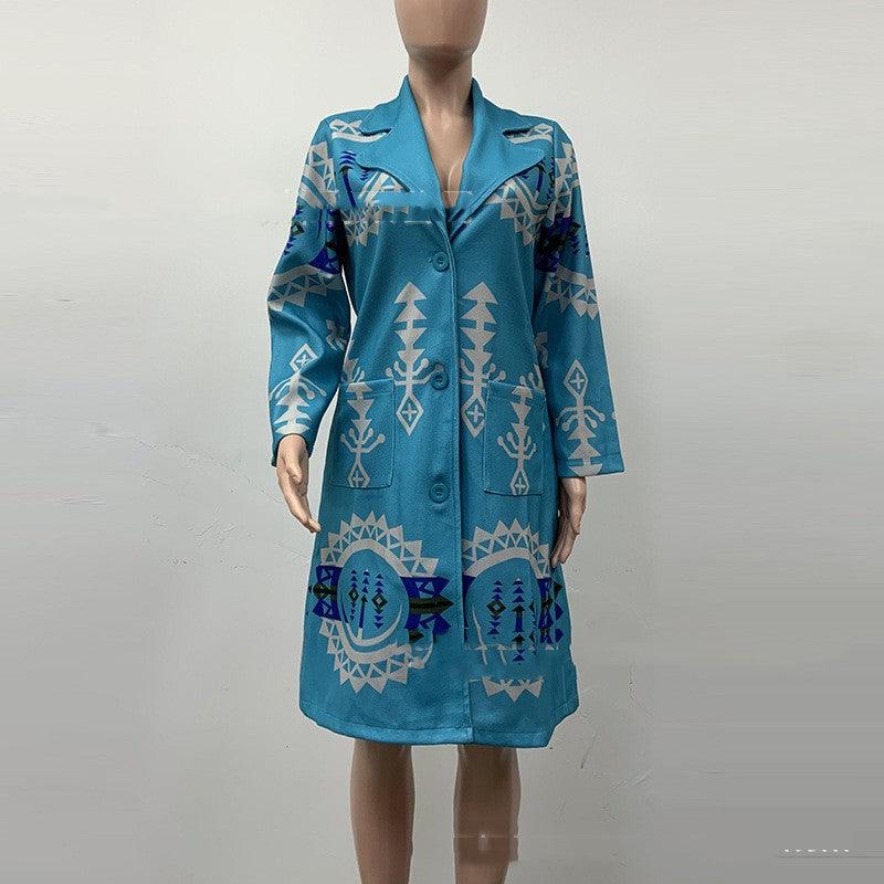 Fashion Casual Printing Coat For Women - Nioor